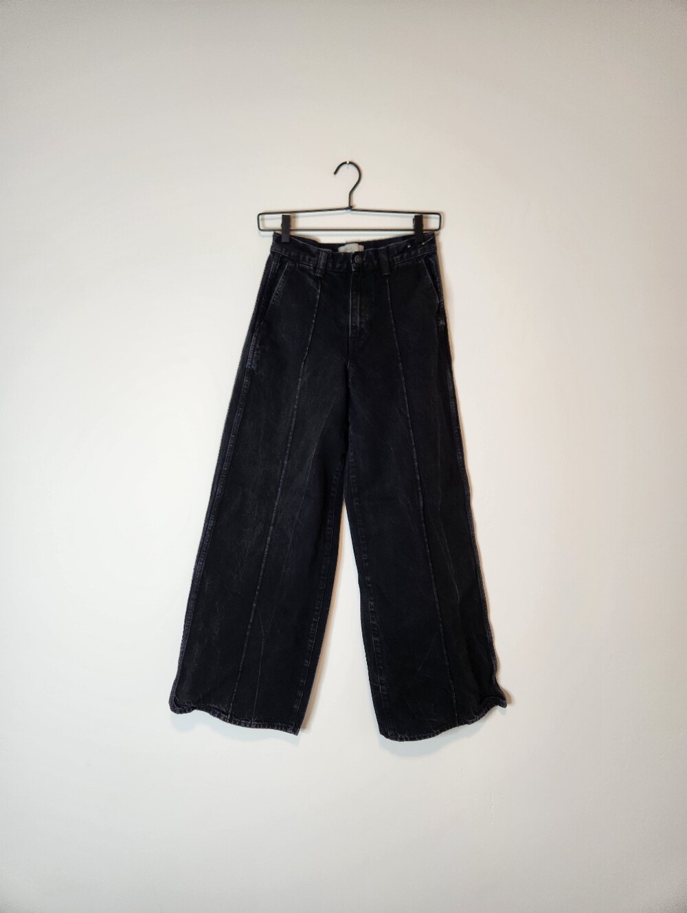 Madewell Super Wide Leg Jeans Black Size 26